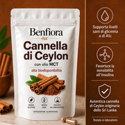 Cannella di Ceylon — Con olio MCT — Benfiora — Immagine 1