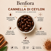 Cannella di Ceylon — Con olio MCT — Benfiora — Immagine 2