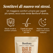 Olio di semi di zucca + Saw Palmetto — Benfiora — Immagine 2