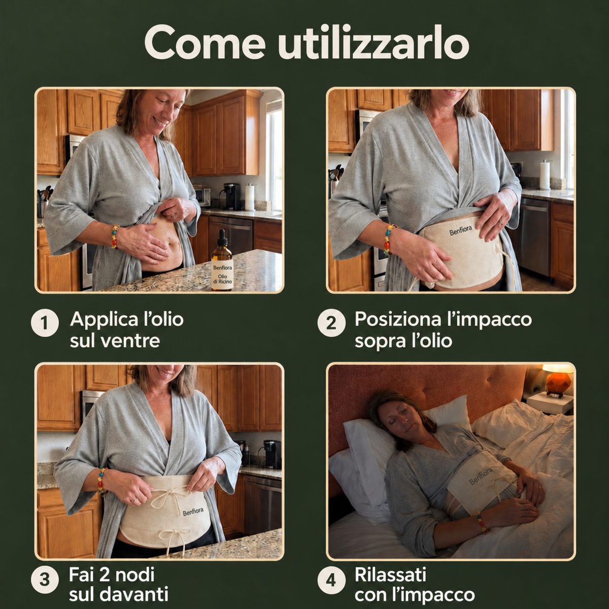 Olio di ricino bio — Rituali di benessere — Benfiora — Immagine 2